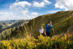 Wandelaars op de Herzogenhorn in het Hochschwarzwald